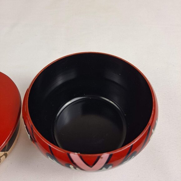 Vintage Kokeshi Lacquerware Bento Box - Picture 8 of 12